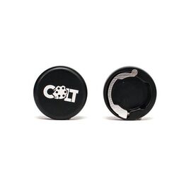 Заглушки руля Colt Lock, пара, черный, HY-ALC-105-1, изображение  - НаВелосипеде.рф