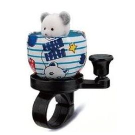 Звонок 6-3032 алюминий/пластик детский Bear Bell (медвеженок) с рисунком, изображение  - НаВелосипеде.рф