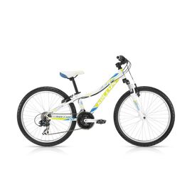 Подростковый велосипед KELLYS Kiter 50 24" 2016, Вариант УТ-00021100: Возраст 9 - 15 лет,  рост от 135 см, голубой, изображение  - НаВелосипеде.рф