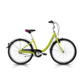 Подростковый велосипед KELLYS Maggie 24" 2016, Вариант УТ-00021099: Возраст 9 - 13 лет (Рост: 130-140 см), Цвет: желтый , изображение  - НаВелосипеде.рф