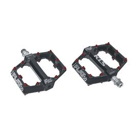 Педали KELLYS KLS FLAT 50, алюминий, ось Cr-Mo, промподшипники, 115x180мм, черные, Pedal KLS FLAT, изображение  - НаВелосипеде.рф