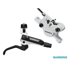 Тормоз Shimano M506, дисковый, левый передний, белый, 1000 мм, EM506MFPRA100, изображение  - НаВелосипеде.рф