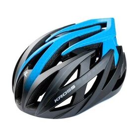 Велошлем Kross STIFF, синий, T4CKS000060LBL, Вариант УТ-00023941: Размер: L (58-61 см), изображение  - НаВелосипеде.рф