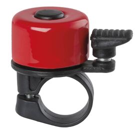 Звонок велосипедный Horst, сталь/пластик, мини D=35мм, красный, 00-170715, изображение  - НаВелосипеде.рф