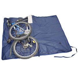 Чехол-тент для переноски велосипеда синий р-р XL (рамы 18-21", колеса 20"-28"), 10-004, изображение  - НаВелосипеде.рф