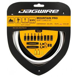 Набор рубашек и тросиков переключения Jagwire Universal Pro Shift Kit, белый, PCK303, изображение  - НаВелосипеде.рф
