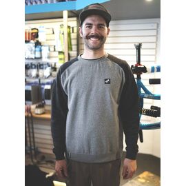 Свитер TBC Crewneck Sweatshirt (Style: Premium Tag, Color: Black/Grey, Size:, Вариант УТ-00048244: Размер - L, изображение  - НаВелосипеде.рф