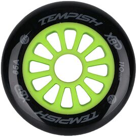 Колесо Tempish PU 85A, для самоката, 110x24 mm, зеленый/черный, 105100026, изображение  - НаВелосипеде.рф