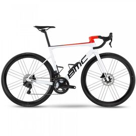 Шоссейный велосипед BMC Teammachine SLR01 TEAM Super Record EPS White/Neon red, шоссейный, 2022, TMSLR01, изображение  - НаВелосипеде.рф