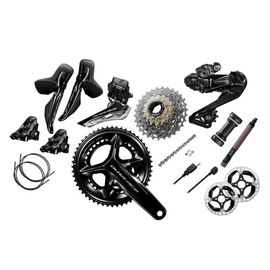 Групсет Shimano Dura Ace DIsc 9270, DI2, L170, 52-36, 11-30, 5391886902, изображение  - НаВелосипеде.рф
