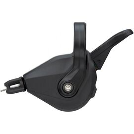 Переключатель SHIMANO, DEORE SLX, 2 скорости, левый, трос 1800 мм, нержавеющий, черный, KSLM7100LB, 2-8262, изображение  - НаВелосипеде.рф