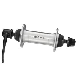 Втулка велосипедная Shimano RM70-S, QR, передняя, 36H, серебристый, УТ000022399, изображение  - НаВелосипеде.рф