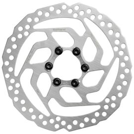Ротор велосипедный Shimano RT26, 160мм, 6-болтов, для пластиковых колод, ESMRT26S, изображение  - НаВелосипеде.рф