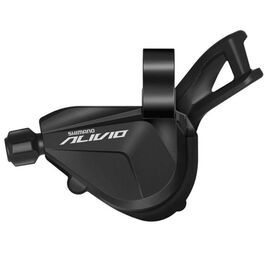 Переключатель велосипедный SHIMANO ALIVIO, 2 скорости, без индикатора, левый, трос 1800 мм, ASLM31002LB, черный, 2-8222, изображение  - НаВелосипеде.рф