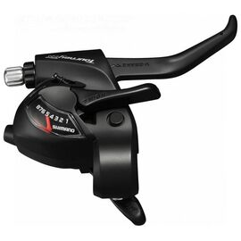 Переключатель велосипедный SHIMANO TOURNEY ASTTX800R8AL, шифтер и тормозная ручка, 8 скоростей, правый, 2 пальца, 2-8307, изображение  - НаВелосипеде.рф
