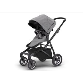 Коляска городская Thule Sleek Grey Melange on Black, 11000021, изображение  - НаВелосипеде.рф