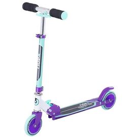 Самокат RIDEX Rebel, 2-х колесный, скланой, 125 мм, фиолетовый/мятный, УТ-00020958, изображение  - НаВелосипеде.рф