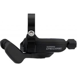 Переключатель велосипедный SHIMANO DEORE, 2 скорости, левый, без индикатора, трос 1800 мм, черный, ASLM5100LB, 2-8224, изображение  - НаВелосипеде.рф