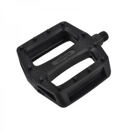 Педали велосипедные WELLGO B109N BMX/Downhill, широкие, нейлон, ось 111*103*30 мм, Cr-Mo, 398г, черные, 6-190150, изображение  - НаВелосипеде.рф