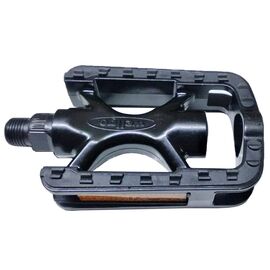 Педаль велосипедные Wellgo LU-C33, ось 9/16", алюминиевые, чёрные, ST (360158), изображение  - НаВелосипеде.рф