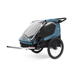 Велоприцеп детский 2-х местный Thule Courier, 10102001, изображение  - НаВелосипеде.рф