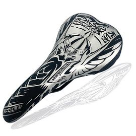 Седло велосипедное Enlee DS-20 Warrior, MTB, с принтом ''воин'', унисекс, ARV000221, изображение  - НаВелосипеде.рф