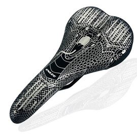 Седло велосипедное Enlee DS-20, MTB, с принтом ''змея'', унисекс, ARV000220, изображение  - НаВелосипеде.рф
