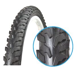 Велопокрышка TRIХ, 26"х 1.95 (54-559), горная высокая, черная, TYTX-002-M, изображение  - НаВелосипеде.рф