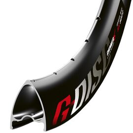 Обод велосипедный REMERX “G-DISС”, 622x22, f/v, 32 спиц, двойной, черный, RD28b32e-GDS, изображение  - НаВелосипеде.рф