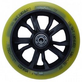 Колесо светящееся для самоката Tech Team Comfort, подшипники ABEC - 9, d - 145 мм, желтый, 294170, изображение  - НаВелосипеде.рф