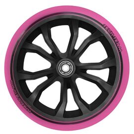 Колесо светящееся для самоката Tech Team Comfort, подшипники ABEC-9, d-145 R, розовый, 294118, изображение  - НаВелосипеде.рф
