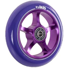 Колесо светящееся для самоката Tech Team X-Treme Aloe, подшипники ABEC-9, d-110 мм, фиолетовый, 509754, изображение  - НаВелосипеде.рф