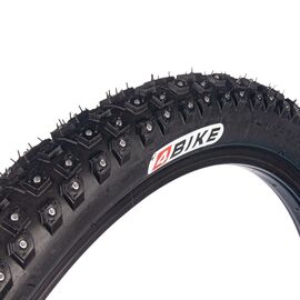 Велопокрышка зимняя 4BIKE, 27.5'' × 2.10, 4 ряда шипов, черный, ARV000141, изображение  - НаВелосипеде.рф