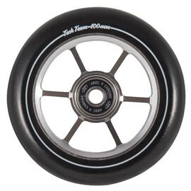 Колесо для самоката Tech Team X-Treme, 100*24 мм, 6RT, серый, 067387, изображение  - НаВелосипеде.рф