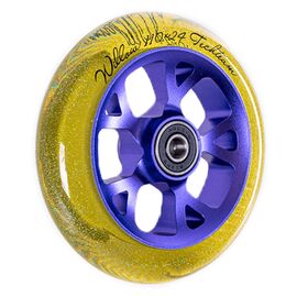 Колесо для самоката Tech Team X-Treme Willow, 110 х 24 мм, желтый, 888764, изображение  - НаВелосипеде.рф