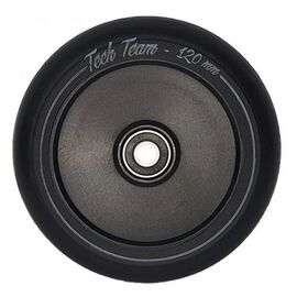 Колесо для самоката Tech Team X-Treme Hollow core, black Chrome, 120х24 мм, 215000, изображение  - НаВелосипеде.рф