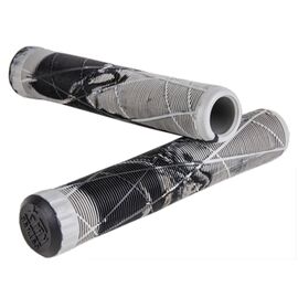 Набор грипсы TechTeam BL 1/50, с барендами, на трюковой самокат, 170/22 мм, черный-серый, 294354, изображение  - НаВелосипеде.рф