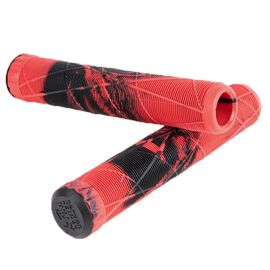 Набор грипсы TechTeam BL 1/50, с барендами, на трюковой самокат, 170/22 мм, черно-красный, 294378, изображение  - НаВелосипеде.рф