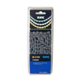 Велосипедная цепь SUMC - S410B, 1/2''x1/8'', для 1 скорости, 116 звеньев, серая, ARV000082, изображение  - НаВелосипеде.рф