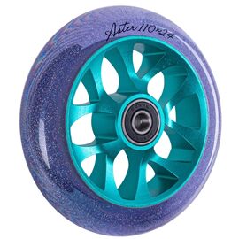 Колесо для самоката Tech Team X-Treme Aster, 110*24 мм, ABEC 9, фиолетовый, 888818, изображение  - НаВелосипеде.рф