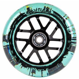 Колесо для самоката Tech Team X-Treme Amarillis, 110*24 мм, бирюзовый, 509808, изображение  - НаВелосипеде.рф