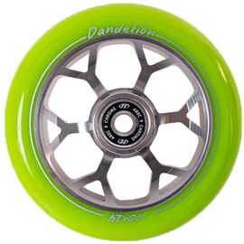 Колесо для самоката Tech Team X-Treme Dandelion, 110*24 мм, зеленый, 509877, изображение  - НаВелосипеде.рф