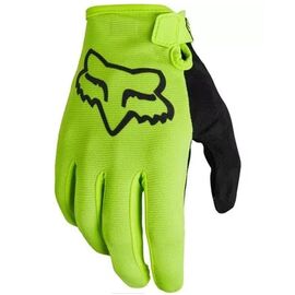 Велоперчатки Fox Ranger Glove Flow Yellow, унисекс, желтый, 2022, 27162-130-L, Вариант УТ-00335164: Размер L, изображение  - НаВелосипеде.рф