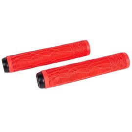 Грипсы Tech Team, набор 2 шт, с барендами Drop,160 mm, красный, 509686, изображение  - НаВелосипеде.рф