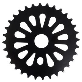 Звезда передняя Tech Team GS-Z127, 1/2"x1/8", 28T, стальная, черная, NN009391, изображение  - НаВелосипеде.рф