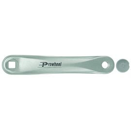 Шатун велосипедный Prowheel A00C AL-6061-T6, левый, длина 170 мм, алюминий, серебристый, ST (580007), изображение  - НаВелосипеде.рф