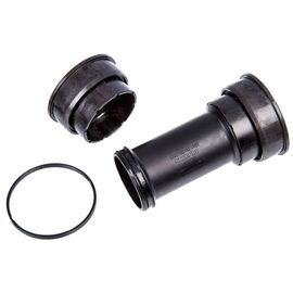 Велосипедная каретка Shimano PRESS FIT MTB, 41mm, black, left+right adapter + 2,5mm ring, for hanger wi, УТ000077839, изображение  - НаВелосипеде.рф