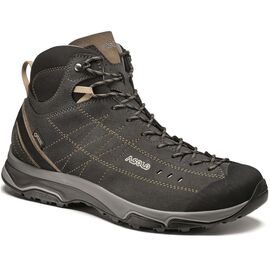 Ботинки Asolo Hiking Nucleon Mid GV Graphite/Brown, мужской, серый, 2020-21, A40028_A921, Вариант УТ-00336184: Размер 10,5, изображение  - НаВелосипеде.рф