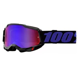 Веломаска 100% Accuri 2 Goggle Moore / Mirror Red/Blue Lens, взрослые, 50221-254-01, изображение  - НаВелосипеде.рф