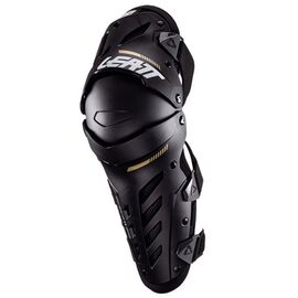 Велонаколенники Leatt Dual Axis Knee & Shin Guard Junior, подростковые, черный, 2023, 5023051050, изображение  - НаВелосипеде.рф